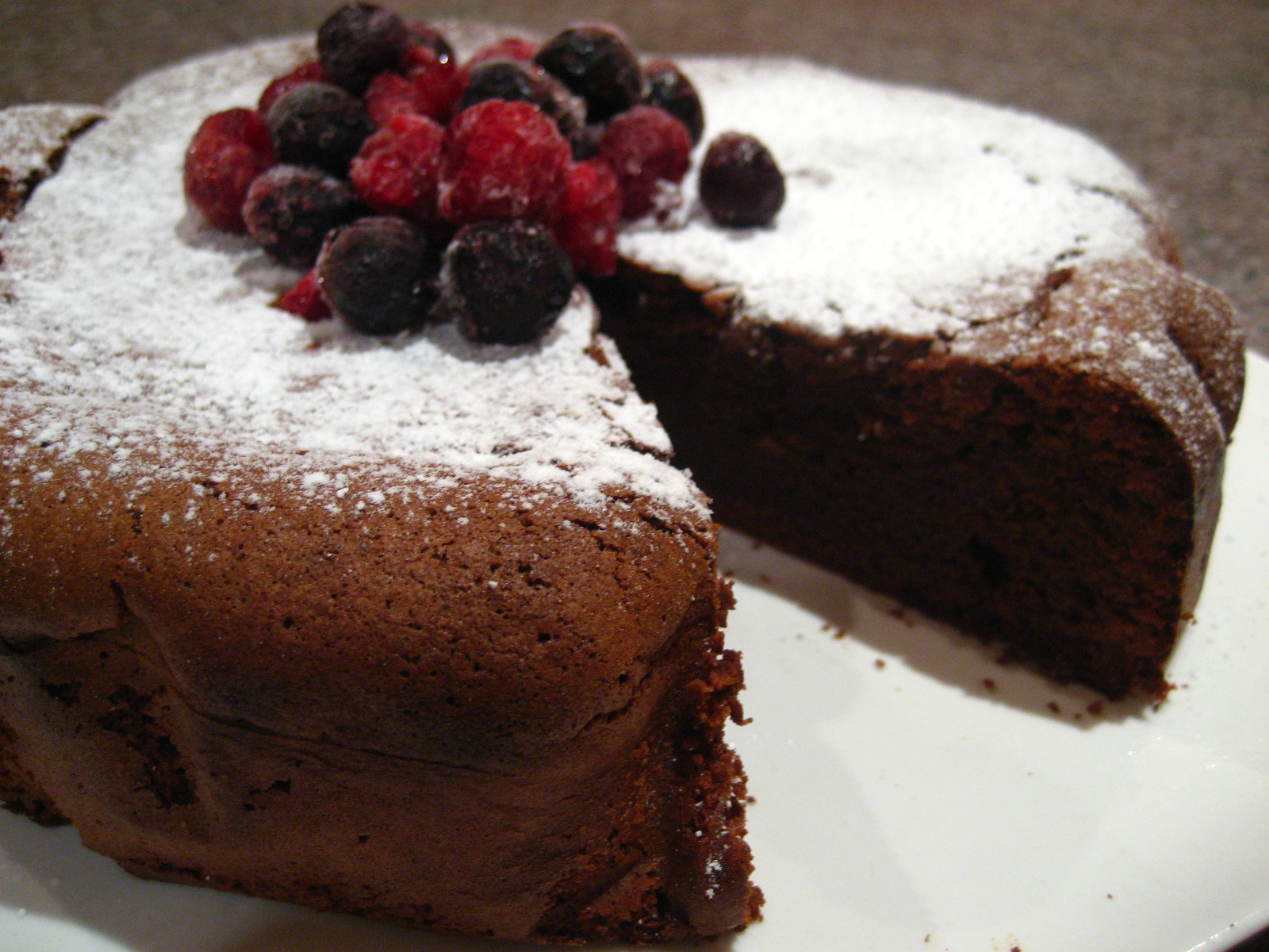 chocolate flourless cake